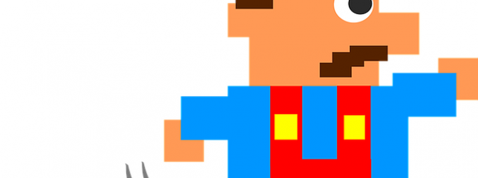 Retro Game Figure