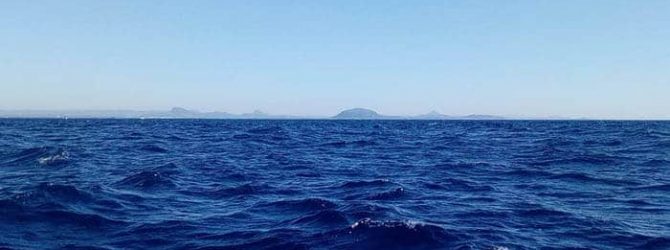 Sunshine Coast Australia from boat