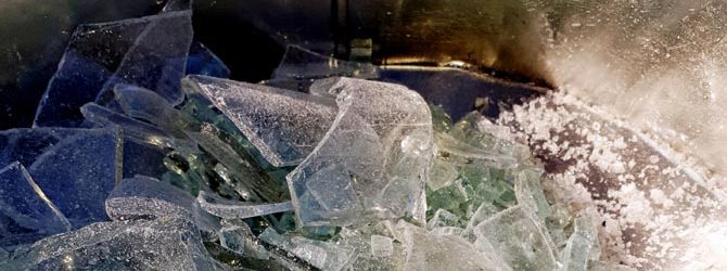 Glass in tin