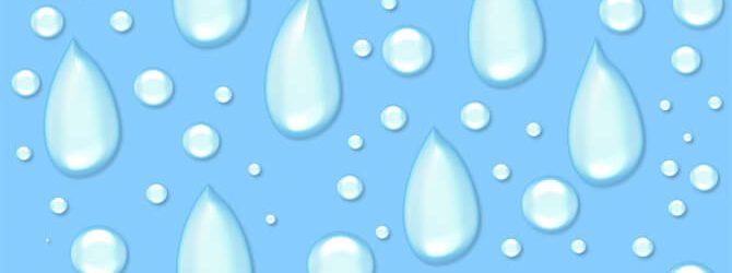 Illustrated water drips