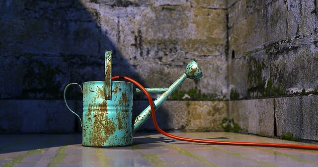 Metal watering can