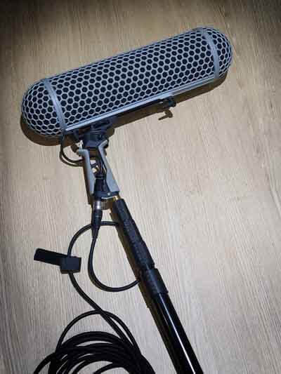 microphone-sfx-blimp Microphone for SFX recording