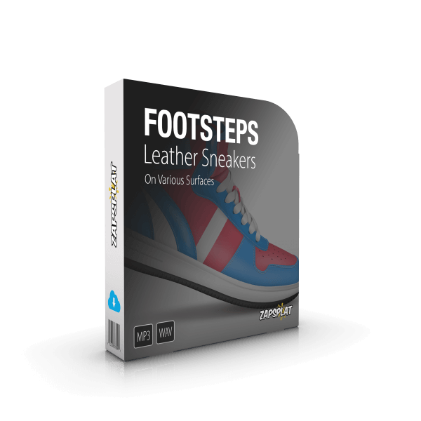 Free leather sneaker footsteps sound effects pack