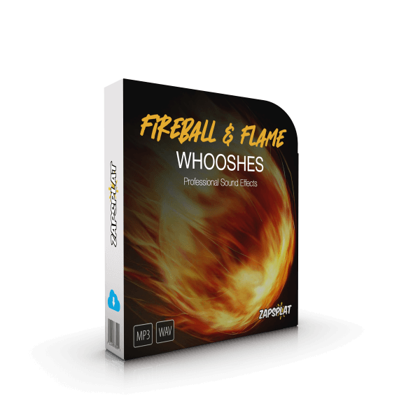 Fireball and flame whoosh sound effects pack