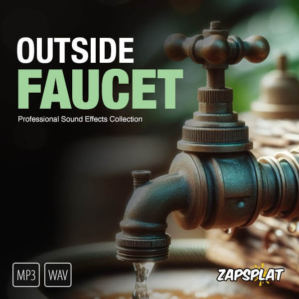 Outside faucet tap sound effects