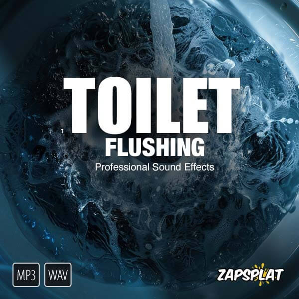 Toilet flushing sound effects