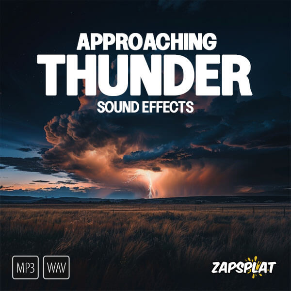 Approaching thunder sound effects