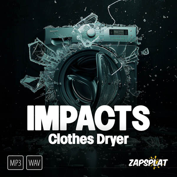 Clothes dryer impact sound effects