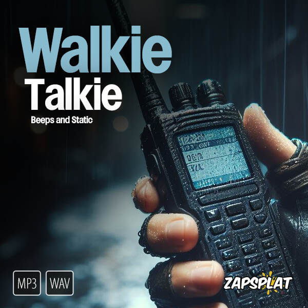 Walkie talkie beeps and static sound effects
