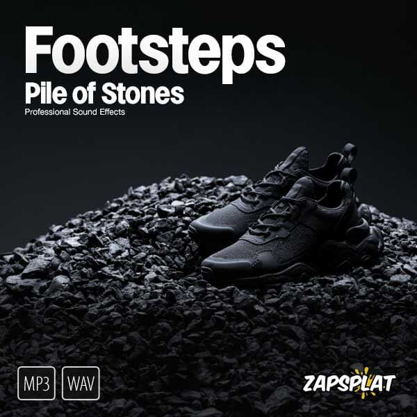 Footsteps on Pile of Stones