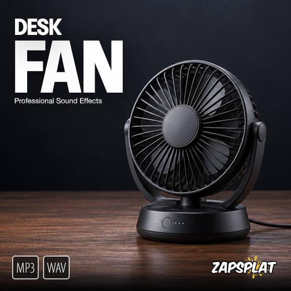 Desk fan sound effects pack